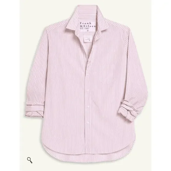 Frank & Eileen XS pink striped eileen button down - Picture 2 of 8